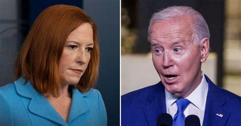 jen psaki boobs|Fact check: Image claiming to show Joe Biden with Jen Psaki is。